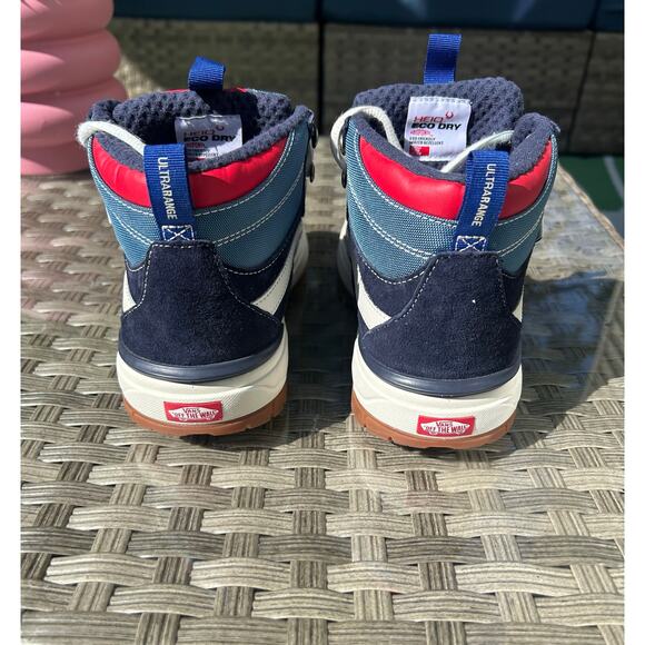 Vans Sk8-Hi MTE Winterized Boots – Blue/White/Red – Size 6.5M/8W - Picture 2 of 9